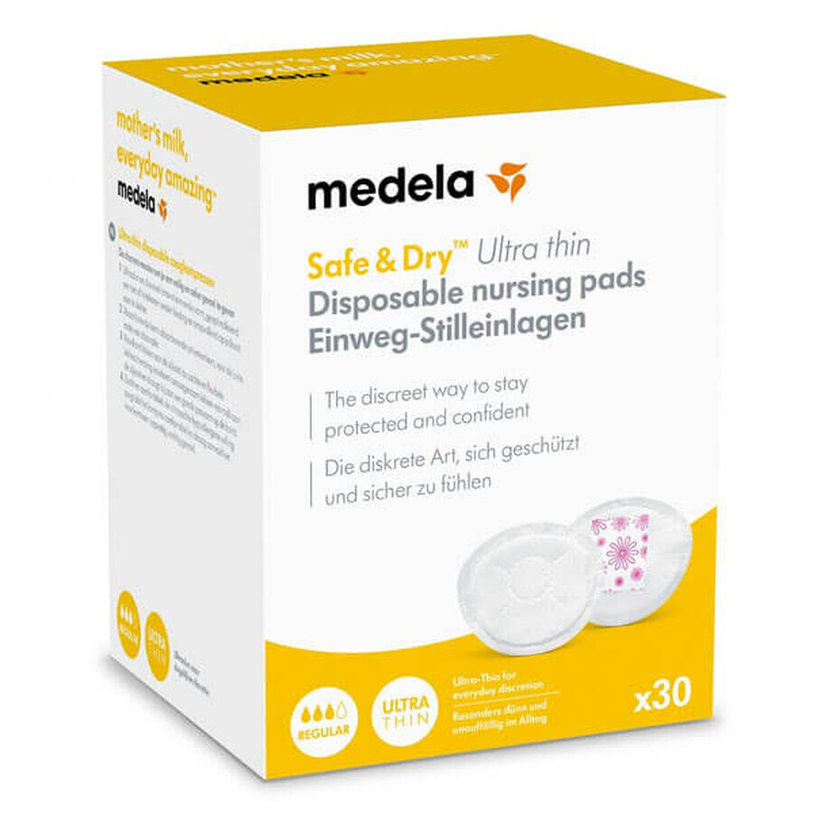 Comprar Medela, discos absorbentes desechables, superfinos, Safe & Dry, 30 unidades Medela, discos absorbentes desechables, superfinos, Safe & Dry, 30 unidades