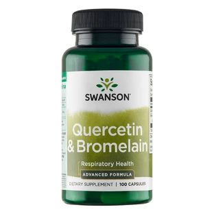 Swanson Quercetin &amp; Bromelain, Quercetin und Bromelain, 100 Kapseln