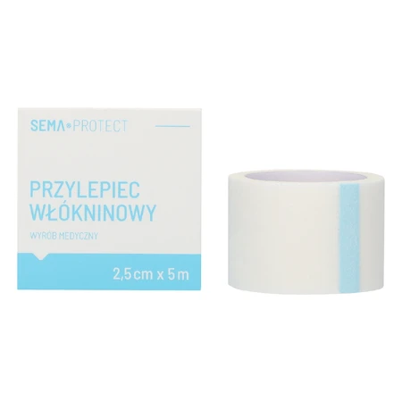 SEMA Protect, adhesivo no tejido, 2,5 cm x 5 m, 1 pieza
