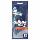 Gillette Blue II Plus, rasoi usa e getta, 5 pezzi