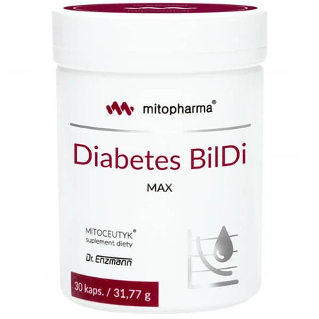 Mito-Pharma, Diabetes BilDi max, 30 cápsulas