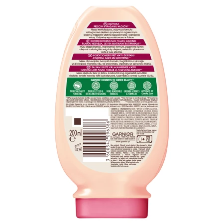 Garnier Botanic Therapy, acondicionador para el cabello, aceite de ricino y almendras, 200 ml