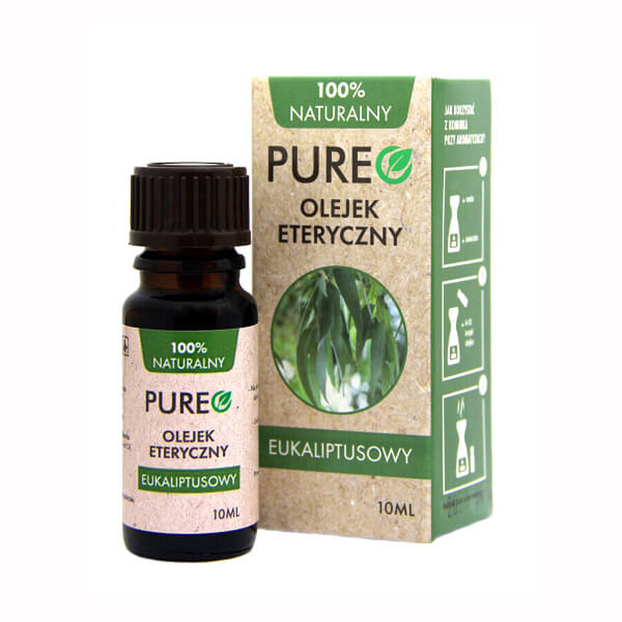 Acquista Pureo, olio essenziale di eucalipto, 10 ml Pureo, olio essenziale di eucalipto, 10 ml