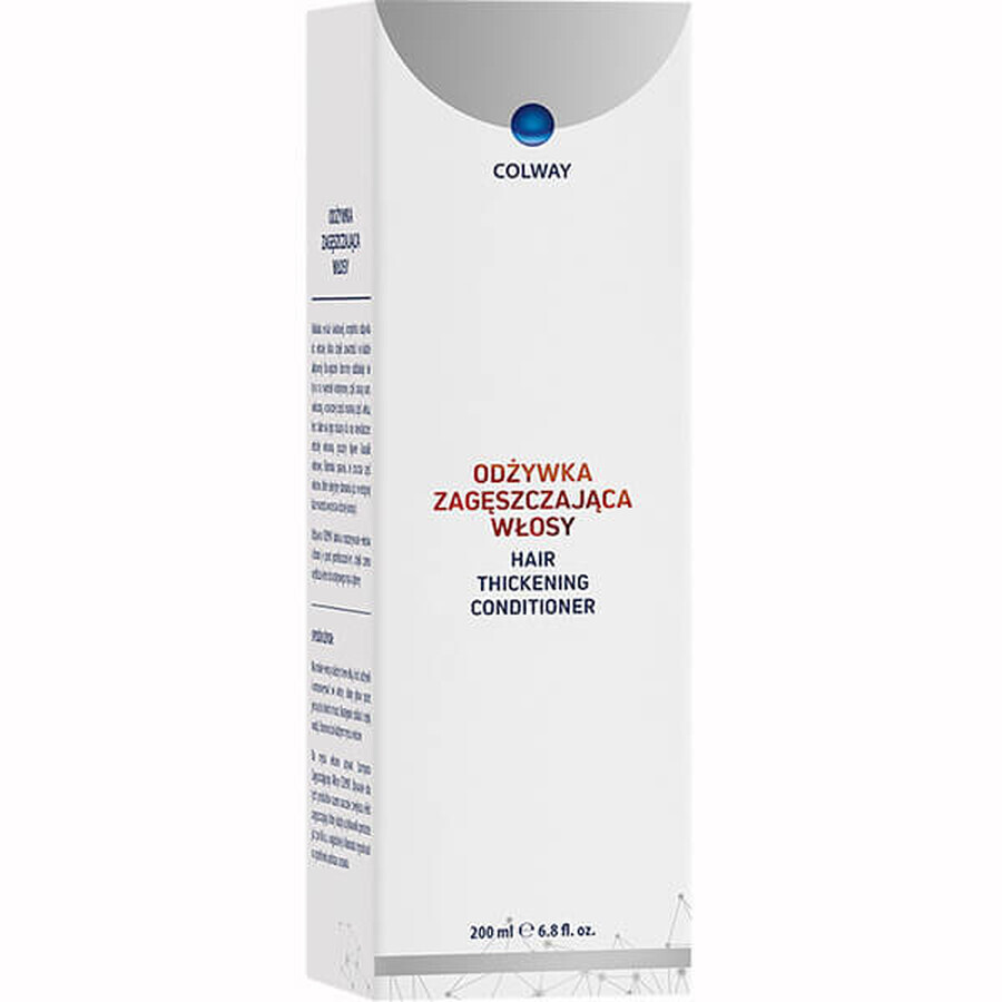 Colway, hair thickening conditioner, 200 ml