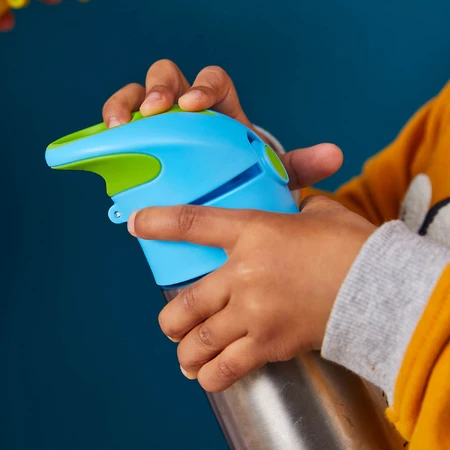 B.Box, thermal feeding bottle with straw, feeding bottle, Ocean Breeze, from 12 months, 350 ml