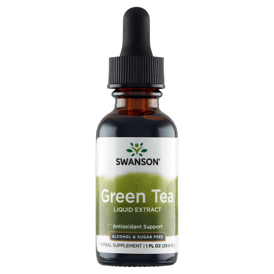 Boutique Swanson Green Tea Liquid Extract, thé vert, 29.6 ml Swanson Green Tea Liquid Extract, thé vert, 29.6 ml