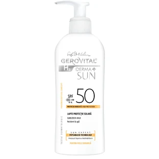 Gerovital H3 Derma+ Zonnemelk met SPF 50, 150 ml, Farmec