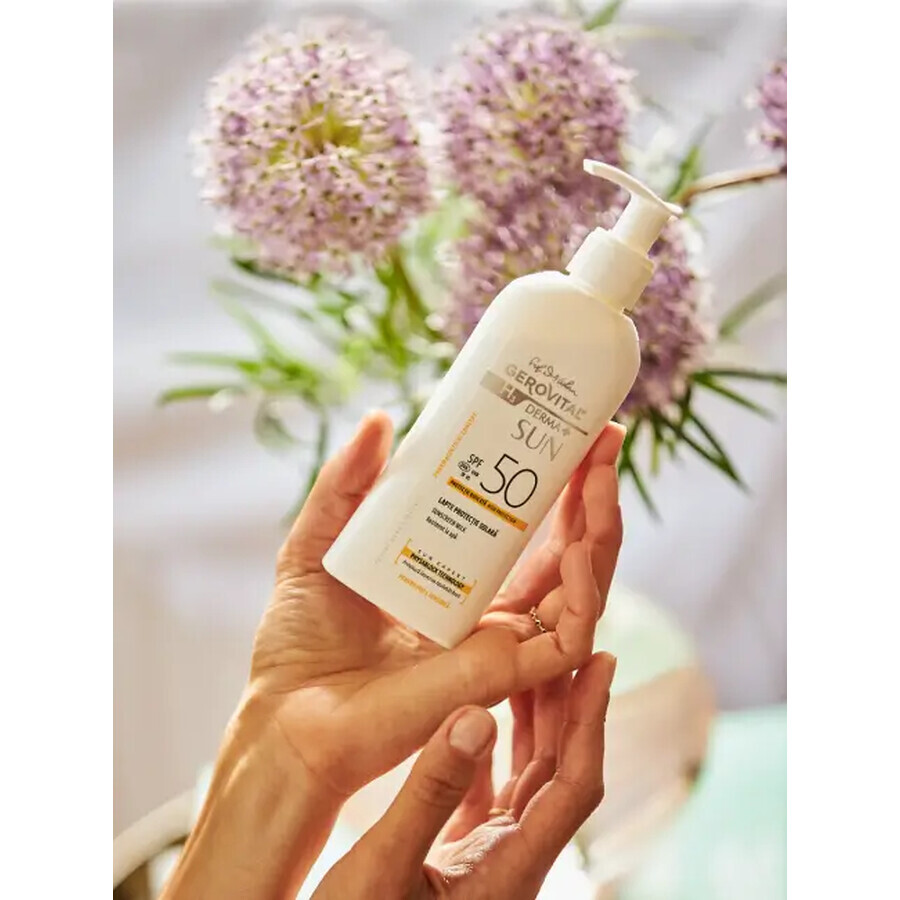 Gerovital H3 Derma+ Zonnemelk met SPF 50, 150 ml, Farmec