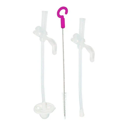 B.Box replacement straw for can, 2 pieces + cleaning brush