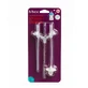 B.Box replacement straw for can, 2 pieces + cleaning brush