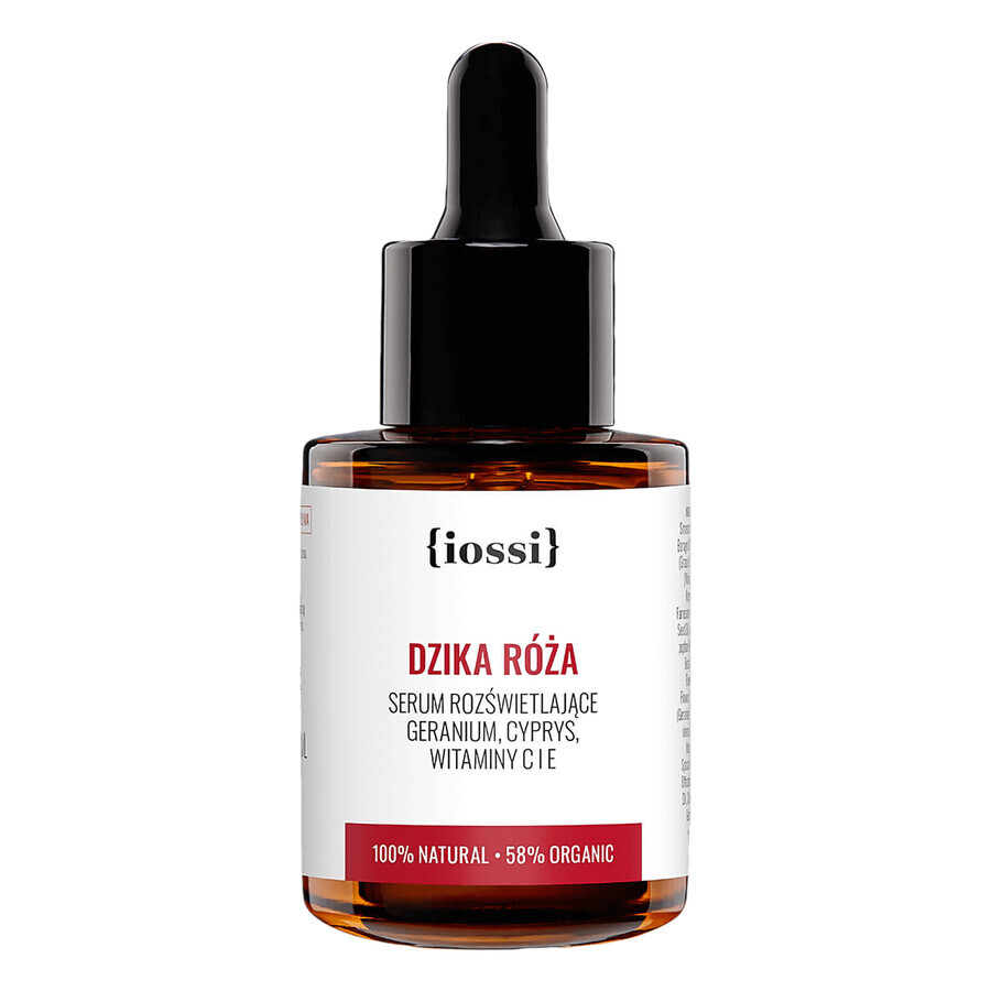 Acquista Iossi Wild Rose, siero illuminante, geranio, cipresso, vitamine C ed E, 30 ml Iossi Wild Rose, siero illuminante, geranio, cipresso, vitamine C ed E, 30 ml