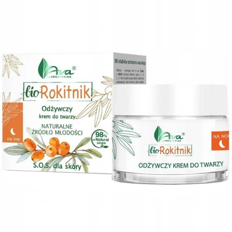 Buy AVA Bio Sea Buckthorn, nourishing and smoothing night cream, 50 ml AVA Bio Sea Buckthorn, nourishing and smoothing night cream, 50 ml