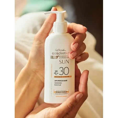 Gerovital H3 Derma+ Sun SPF30 Sun Protection Milk, 150 ml, Farmec