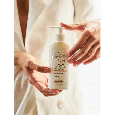 Gerovital H3 Derma+ Sun SPF30 Sun Protection Milk, 150 ml, Farmec