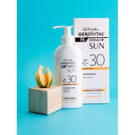 Gerovital H3 Derma+ Sun SPF30 Sun Protection Milk, 150 ml, Farmec