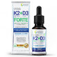 Wish Natural Vitamin K2 MK7 + D3 Forte, gocce, 30 ml