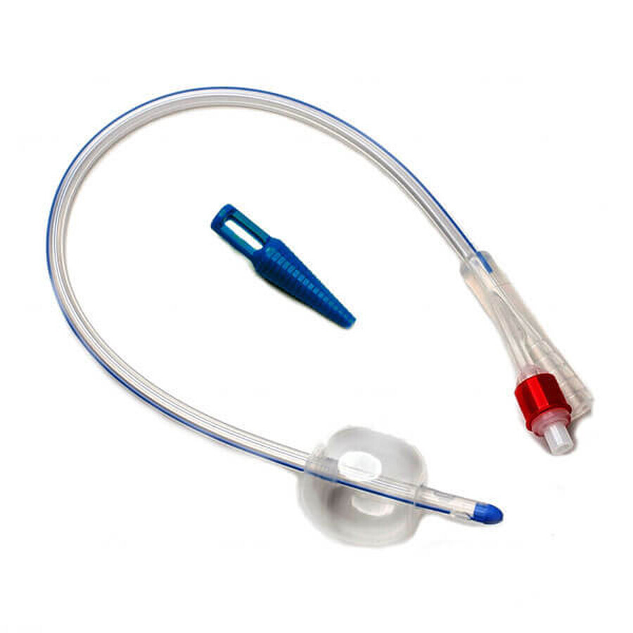 Comprar Sonda uretral Foley, 2 vías con válvula de plástico, 100% silicona, con contraste de rayos X, CH 12, 1 pieza Sonda uretral Foley, 2 vías con válvula de plástico, 100% silicona, con contraste de rayos X, CH 12, 1 pieza