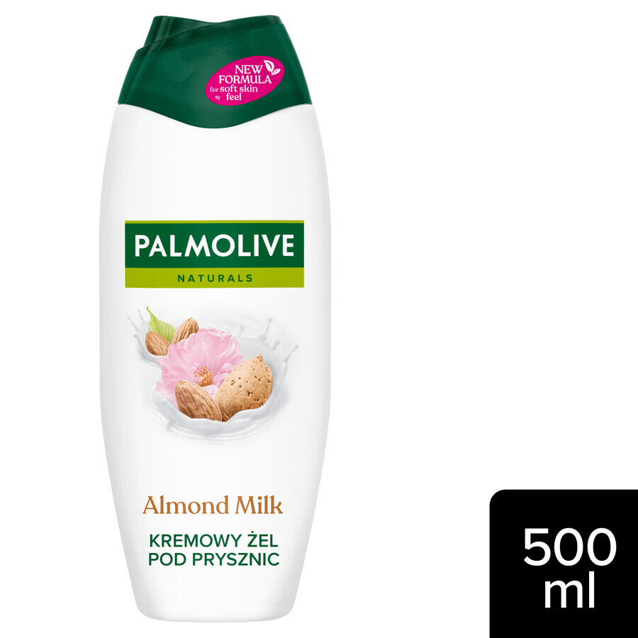 Palmolive Naturals, gel de duș cremos, lapte de migdale, 500 ml Palmolive Naturals, gel de duș cremos, lapte de migdale, 500 ml
