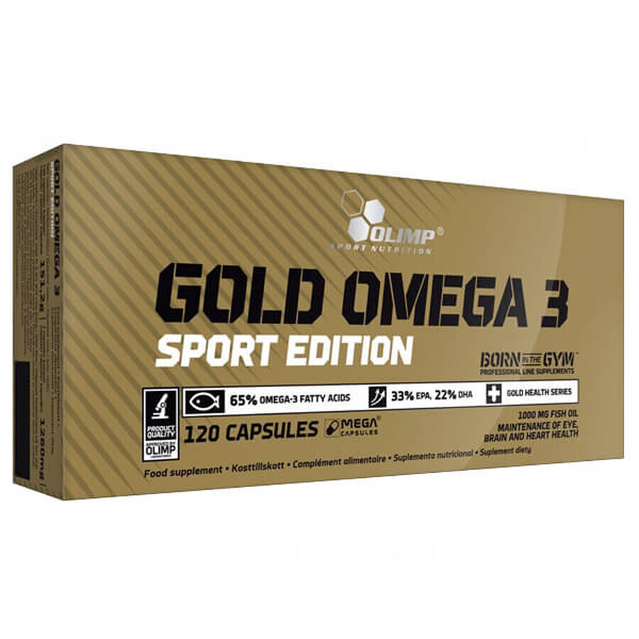 Cumpără Olimp Gold Omega 3 Sport Edition, 120 capsule Olimp Gold Omega 3 Sport Edition, 120 capsule