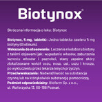 Biotinox 5 mg, 30 comprimate Biotinox 5 mg, 30 comprimate