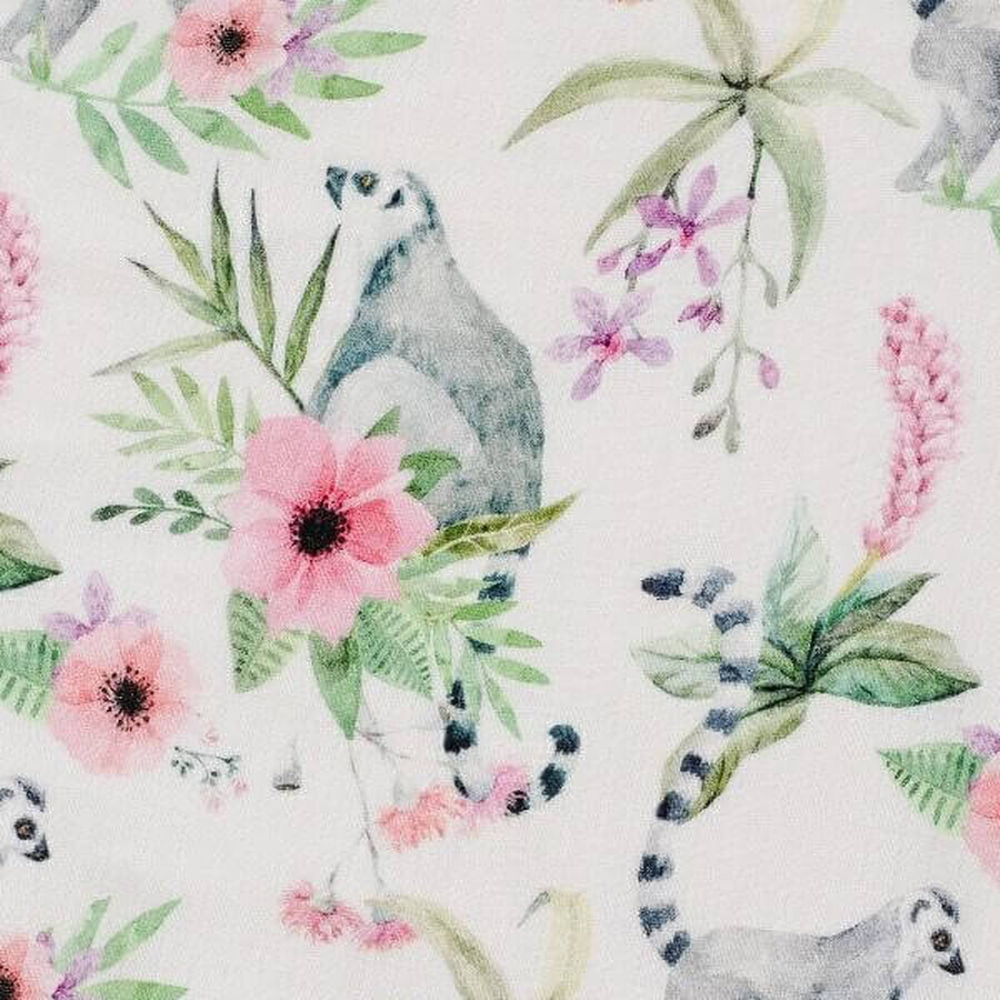 Bocioland, bamboe luier, omslagdoek, 120 cm x 120 cm, maki's, 1 stuk Bocioland, bamboe luier, omslagdoek, 120 cm x 120 cm, maki's, 1 stuk