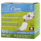 Silver Care, șervețele sanitare ultra-subțiri din bumbac organic cu aripi, de zi, 10 bucăți