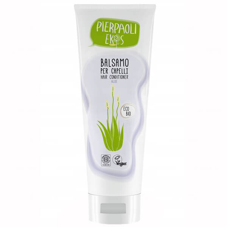 Pierpaoli EcoBio, hair conditioner with organic aloe vera and shea butter, 250 ml