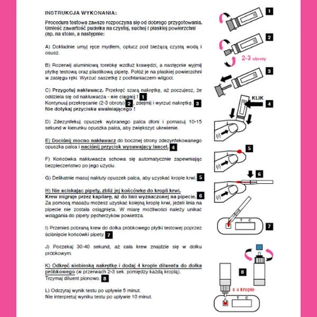 LabHome Babycheck-1, WB Test de grossesse par piqûre de doigt, 1 pièce