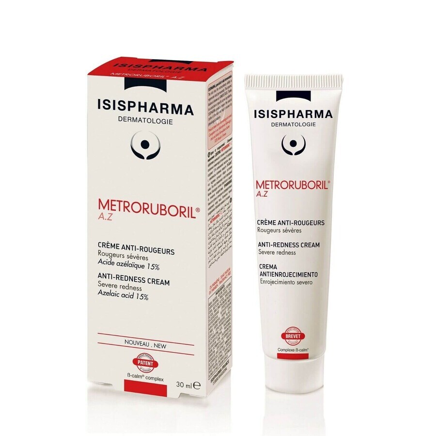 Isispharma Metroruboril AZ, cream, rosacea, papulopustular, 30 ml