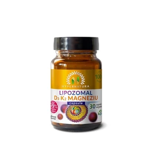 Hypernatura Lipozomal Vitamina D3 + K2 + Magnesio, 30 cápsulas