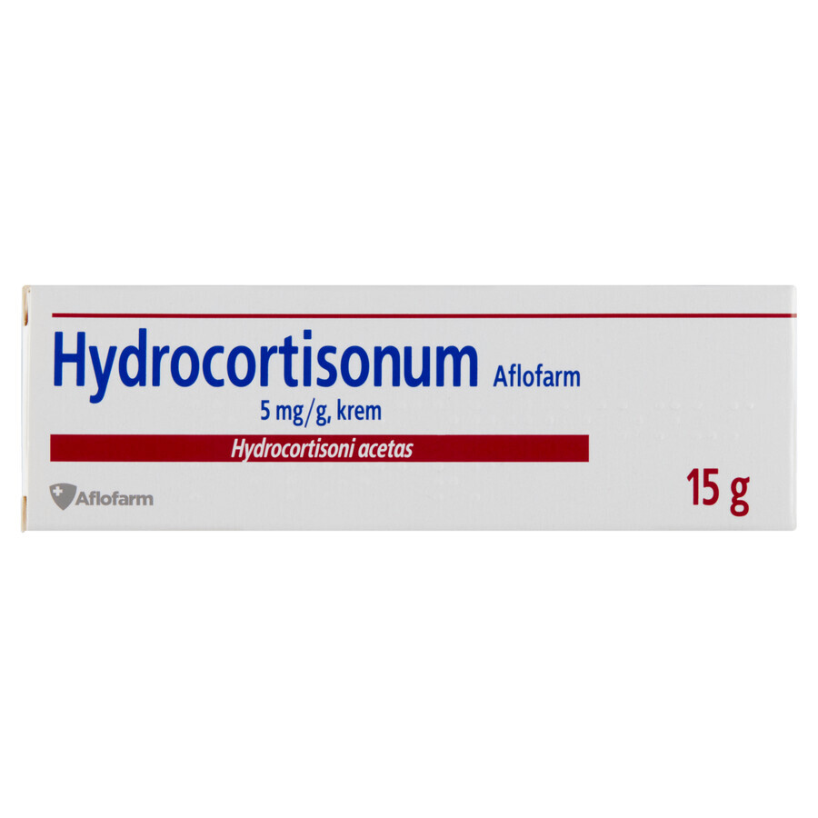 Hydrocortisone Aflofarm 5 mg/g, cream, 15 g
