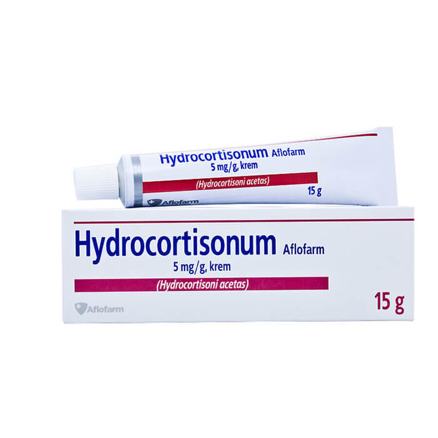 Hydrocortisone Aflofarm 5 mg/g, cream, 15 g