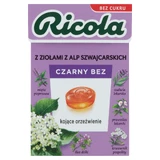 Ricola Schwarzer Holunder, Schweizer Kräuterbonbon, zuckerfrei, 27.5 g