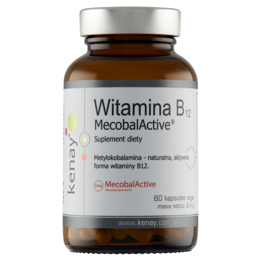 Shop Kenay, Vitamin B12 MecobalActive, 60 Kapseln Kenay, Vitamin B12 MecobalActive, 60 Kapseln