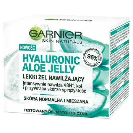 Garnier Skin Naturals Hyaluronic Aloe Jelly, lichtgewicht vochtinbrengende gel, 50 ml