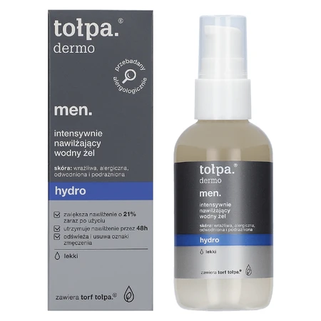 Tołpa Dermo Men, Hydro, gel de agua intensamente hidratante, 75 ml