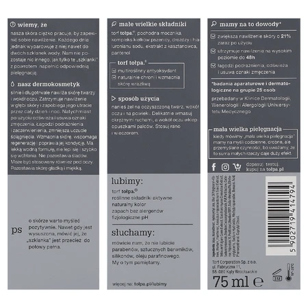 Tołpa Dermo Men, Hydro, gel de agua intensamente hidratante, 75 ml