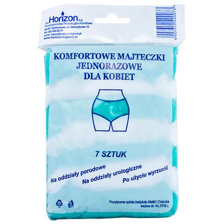 Horizon, postpartum panties, disposable, size 40, 7 pieces