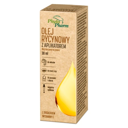 Phytopharm, castor oil with applicator, 30 ml