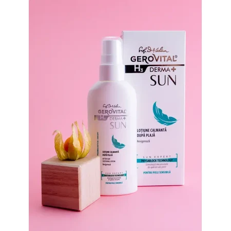 Gerovital H3 Derma+ Sun Soothing Lotion, 150ml, Farmec