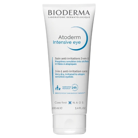 Bioderma Atoderm Intensive Eye, 3 in 1 care for irritated eyelid skin, 100 ml