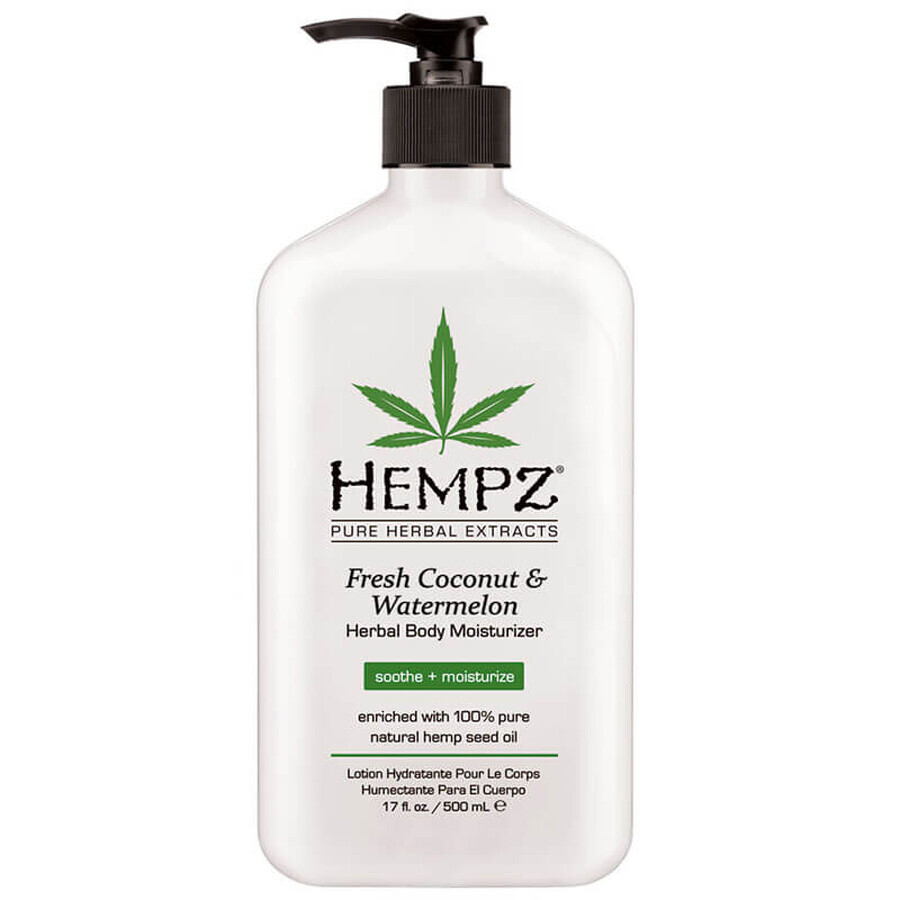 Hempz lozione corpo cocco e anguria, 500 ml, Hempz