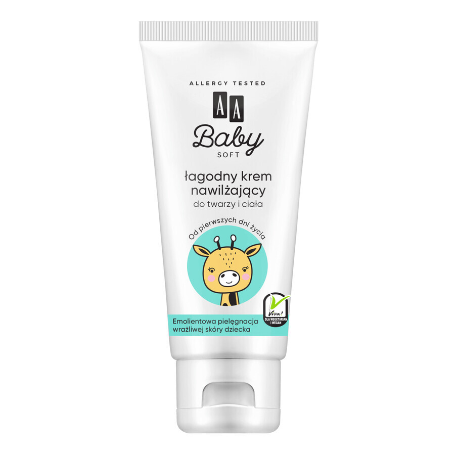 Winkel op AA Baby Soft, hydraterende gezichts- en lichaamscrème, 75 ml AA Baby Soft, hydraterende gezichts- en lichaamscrème, 75 ml