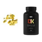 KFD Vitamin D3 + K2, 200 capsules