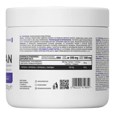 OstroVit, Tryptophane, 200 g
