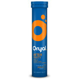 Oryal After Party, orange flavor, 18 effervescent tablets