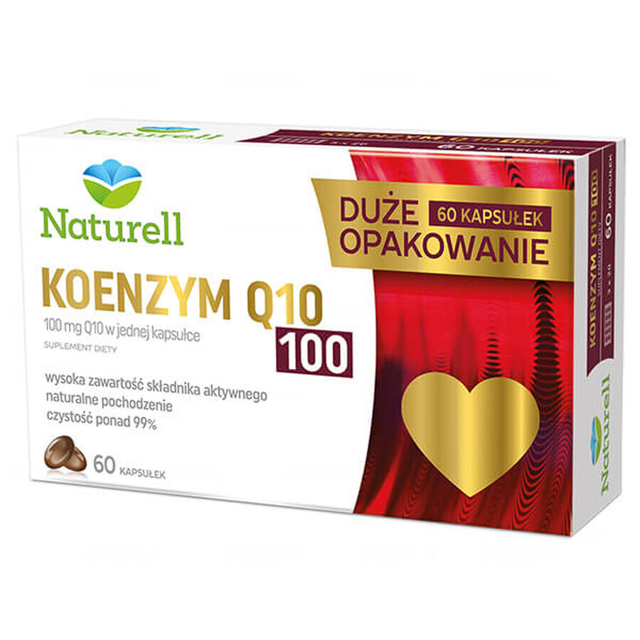 Buy Naturell, Coenzyme Q-10 100 mg, 60 capsules Naturell, Coenzyme Q-10 100 mg, 60 capsules