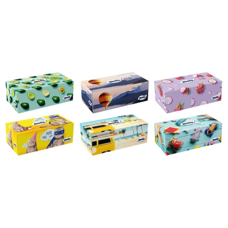 Mola Flatbox, tissue, 150 stuks