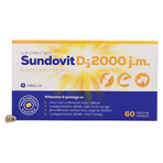 Sundovit D3 2000 UI, 60 capsule moi Sundovit D3 2000 UI, 60 capsule moi