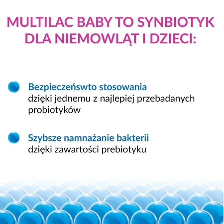 Multilac Baby Synbiotic, gotas para niños a partir de 2 meses, 2 x 5 ml